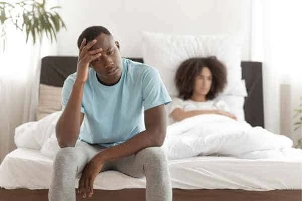 Man upset about ED symptoms Thame